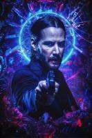 ปืนชี้จุดแบบ Johnwick Parabellum ใหม่ภาพพิมพ์ศิลปะโปสเตอร์ผ้าไหมภาพยนตร์ของตกแต่งผนังบ้าน0726