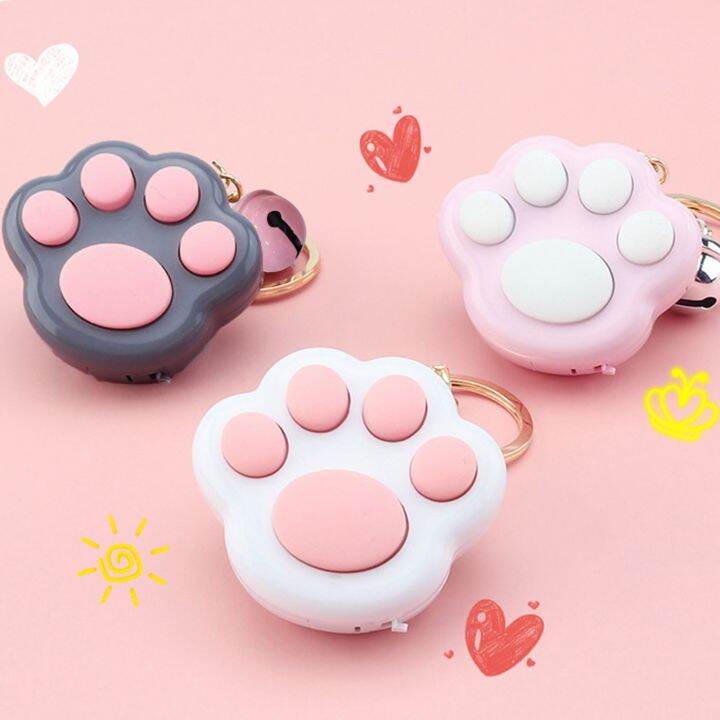 squishy toy stress ball squishy 3 Mini Cat Paw Game Keychain Led ...