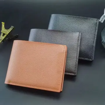 free shipping wallet for men 60223 V Men's Leather Folded Wallet (NO BOX)