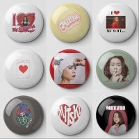 【CC】 Mitski At Makeout Creek Font Soft Pin Customizable Hat Badge