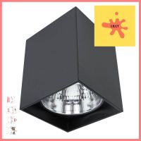 ดาวน์ไลท์ EVE EL-06002 552487 6 นิ้ว สีดำ เหลี่ยมRECTANGULAR LED DOWNLIGHT EVE EL-06002 552487 6” BLACK **โปรโมชั่นสุดคุ้ม โค้งสุดท้าย**