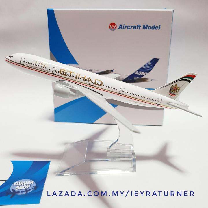 NEW Etihad Airways B777 16CM Aircraft Model 16cm Die-cast Metal ...