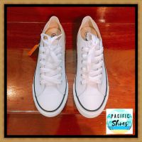 Goldcity รองเท้าผ้าใบ รุ่น 1207 สีขาว รองเท้าผ้าใบผู้หญิง รองเท้าผ้าใบสีขาว by Pacific Shoes