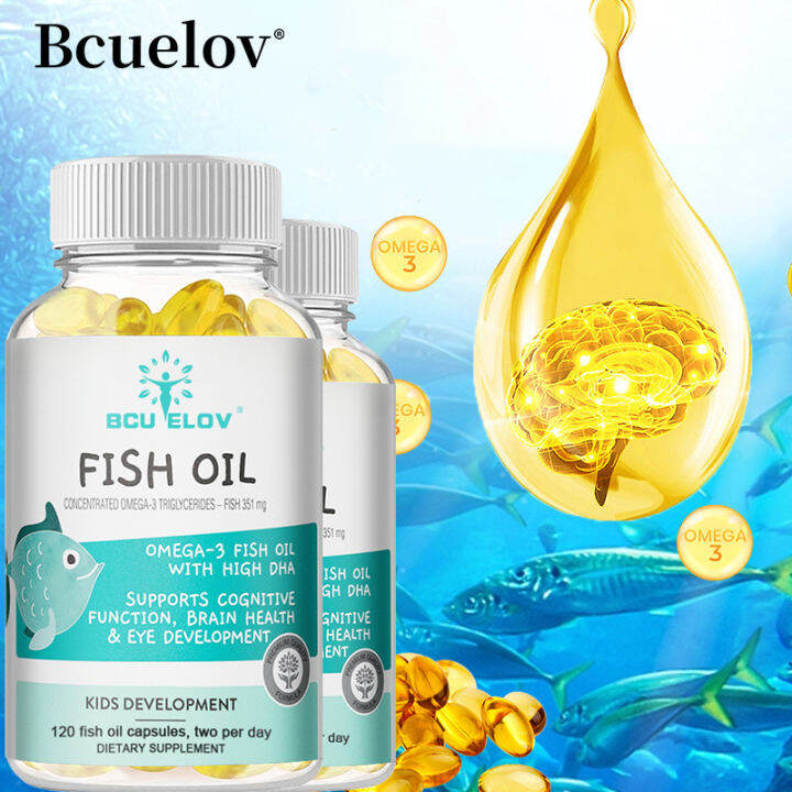 Omega3 Capsules Support brain development and healthy brain function