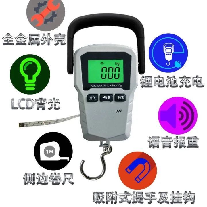 Express Scale Charging Handheld Scale Luggage Scale Household Spring