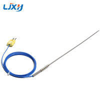 LJXH WRNK-191 K-Type หุ้มเกราะ T Hermocouple 3มิลลิเมตร Dia PTFE ป้องกันการกัดกร่อนอุณหภูมิวัดลวด Bendable P Robe