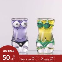 30ml Sexy Bikini Lady Double Wall Wine Glasses Creative Body Shape Crystal Whiskey Vodka Shot Glass For Party Wedding Bar