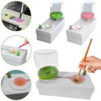 Oil Painting Brush Cleaner Tool Quick with Water Container Paint Pen Washer Fresh Water Cycle Rinser for Stationery Paint