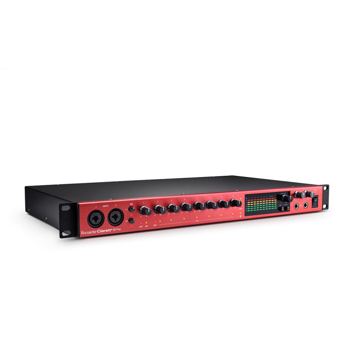 focusrite-clarett-8-pre-usb-ออดิโออินเตอร์เฟส-อุปกรณ์บันทึกเสียง-โฮมสตูดิโอ-18in-20out-usb-interface