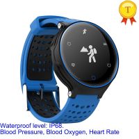 0.96inch OLED screen 90days working pass CE test Sports Health Bracelet support heart rate blood pressure Pedometer Sedentary  Pedometers