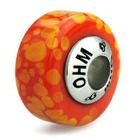 บีดแก้ว มูราโน่ Nam Som OHM Murano Glass Bead Charm