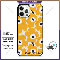 Marimekko 3682 กรณีโทรศัพท์มือถือ iPhone 14 Pro Max / iPhone 13 Pro Max / iPhone 12 Pro Max / Samsung Galaxy Note10 Plus / S22 Ultra ฝาครอบป้องกันการตก