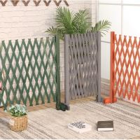 Anticorrosive wood fence escopic outdoor garden decoration courtyard small guardrail indoor grid partition