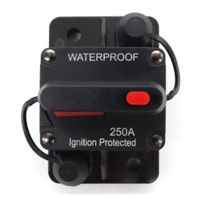 【YF】 Car Fuse Holde 30A-300A AMPCircuit Breaker Reset 12-48V DC Boat Auto Waterproof Box Fusibles Amplificador