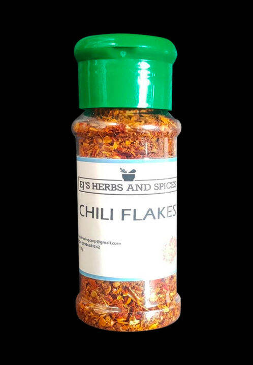 EJs Herbs and Spices CHILI FLAKES 35g in Spice Shaker Container | Lazada PH