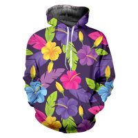 2023 style  Brand Drop Shipping  Mens Women Hoodie 3D Print Tropical Flowers Hoody Sweatshirt Casual Tracksui Wholesale，can be customization