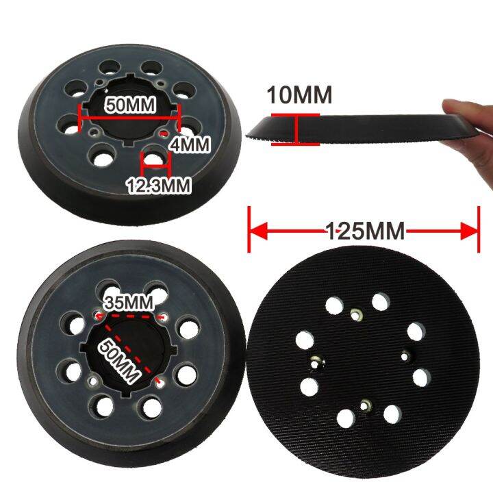 5-inch-125mm-8-hole-backup-sanding-pad-hook-and-loop-polishing-backing-pads-grinding-tools-for-dewalt-orbital-sander-adhesives-tape
