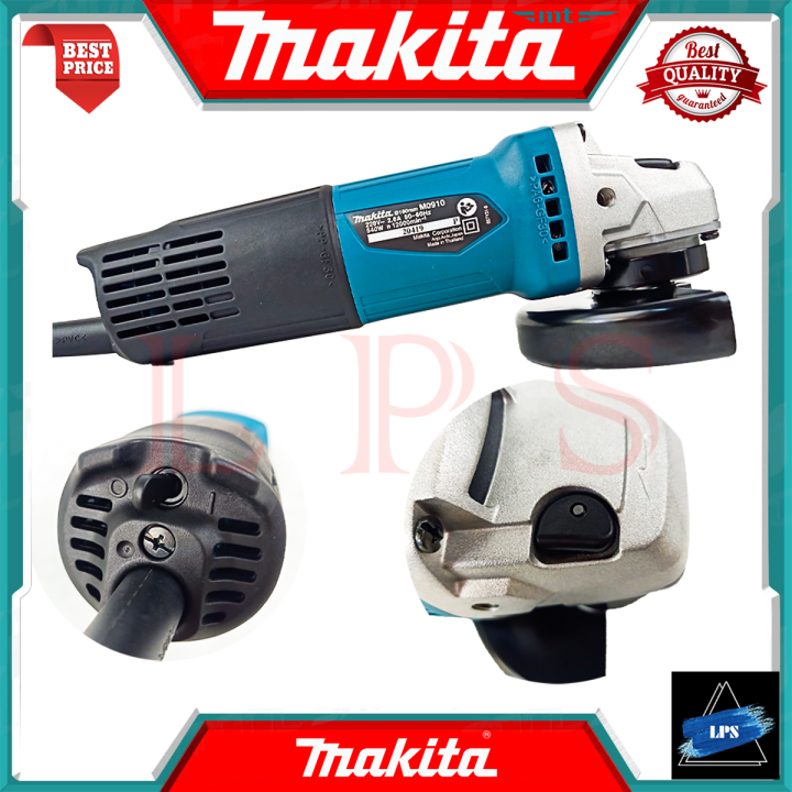 makita-angle-grinder-เครื่องเจียรไฟฟ้า-4-นิ้ว-540w-รุ่น-m0910b-สวิตช์ท้าย-การันตี