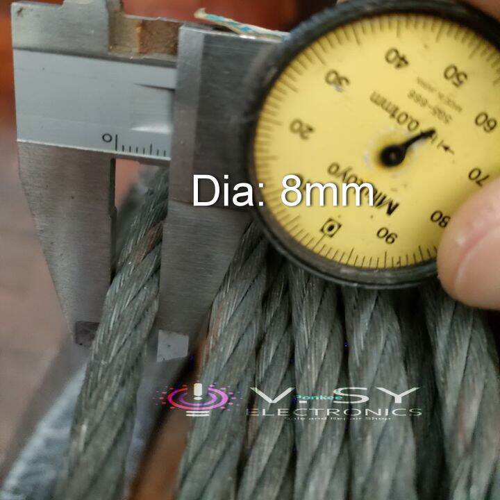 8mm Assorted weight and Length Used Steel Cable Wire Harness Guy Wire ...