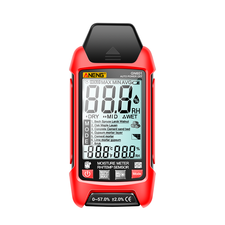 Wood Moisture Meter Digital Moisture Detector PinType Water Leak Damp