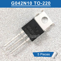 5Pcs G042N10 TO220 GO42N10 G042N10P HYG042N10NS1P TO-220 100V/160A N-Channel MOSFET ทรานซิสเตอร์ใหม่ Original IC