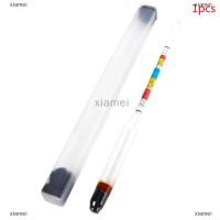 xiamei 1/2pcs Triple Scale hydrometer, เบียร์และผู้ผลิตไวน์ hydrometer Tester