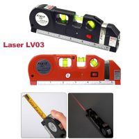 Multifunctional Laser Level 8ft Measurment Tape High Precise Angle Ruler Aligner Bubbles Construction Instrument Carpenter Tools