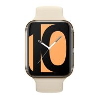 OPPO - Smart Watch (46 mm, Glossy Gold Case, Glossy Gold Band) Oppo Watch