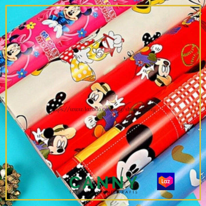 50 PCS PRESENT GIFT WRAPPING PAPER / CARTOON GIFT WRAPPER / MICKEY