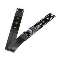 M.2สำหรับ NVMe SSD Solid State Drive Extension Cable Riser Card รองรับ M2 M Key PCI-E 3.0X4 4 Pcie 4x ความเร็วเต็ม32G Bps R44SF