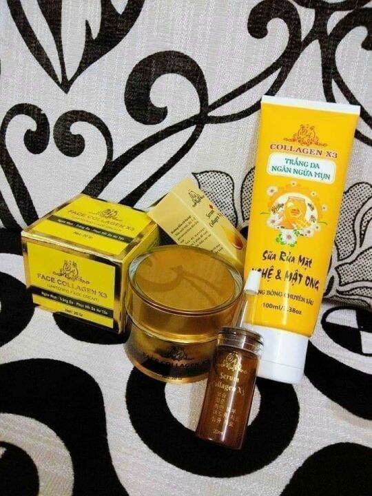 Combo 3 in 1 🦾 Collagen Face Melasma Cream x3 Kem Face Collagen X3