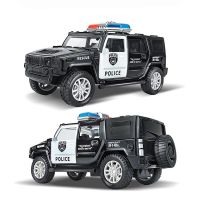 1:43 Simulation Kids Police Toy Car Model Pull Back Alloy Diecast Off-road Vehicles Collection Gifts Toys for Boys Children S028 Die-Cast Vehicles