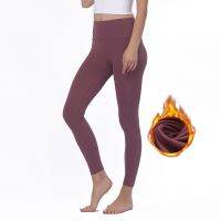 【CW】 Leggings Warm Leggins Color Pants Waist Peached Gym Leggin Woman dropshipping