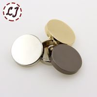 【cw】 Hot sale 10pcs/lot new fashion decorative buttons high quality plane gold buttons for men shirt suit overcot sewing accessories ！
