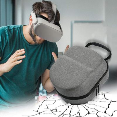 IRCTBV อุปกรณ์เสริมสำหรับเล่นเกมกันน้ำเคสกระเป๋าใส่หูฟังเคสใส่ของหูฟัง VR เคสพกพาเดินทางสำหรับ Oculus Quest 2