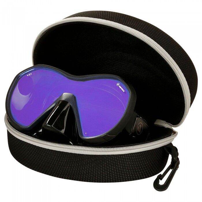 apeks-vx1-uv-cut-black-white-scuba-diving-mask-lightweight-frameless-pure-clear-lens-low-volume-design