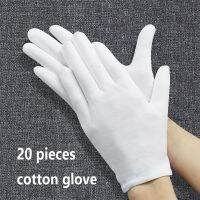 20 PCS Durable Thick Gardening Cleaning Usual Work Housework hand protector S L XL White Garden Genie Guantes Cotton Glove