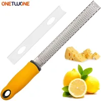 Lemon Zester Cheese GraterStainless Steel Food Grater Slicer for ParmesanGingerNutmegGarlicChocolateFruits Kitchen Tool