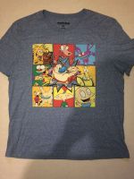 Nickeldon 90s Mens Graphic Tee Splat Hey Arnold Rugrats Catdog Rugrats