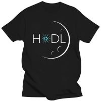 Cardano Hodl Moon T Shirt For Men Bitcoin Cotton Tee Shirt for Men Round Collar Oversized T Shirt Summer Camisa Streetwear XS-6XL