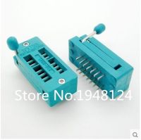 ซ็อกเก็ตสากล Zif ทดสอบ2ชิ้น14pin 14ขา Dip 2.54มม. Ic Socket Pitch