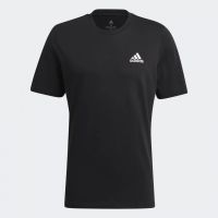 Adidas เสื้อกีฬาผู้ชาย Essentials Embroidered Small Logo Tee | Black ( GK9639 )