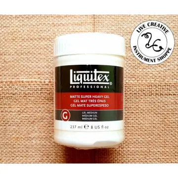 Liquitex Acrylic Gel Mediums Super Heavy Matte 8 oz