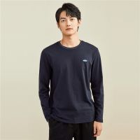 COD  ✍GIORDANO Online Exclusive เสื้อยืดผู้ชาย แขนยาว Mens long sleeve tee 13091793♪