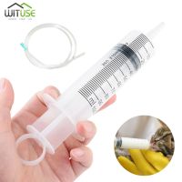 ❖☜ 50ml-550ml Large Capacity Syringe Reusable Plastic Pump Nutrient Health Measuring Syringe Pet Cats Feeding Enema Glue Filling