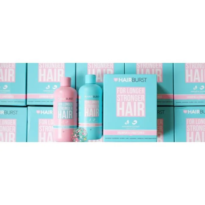 Bộ Dầu Gội Dầu Xả Hairburst Shampoo Conditioner For Longer Stronger Hair  (2x350ml) 
