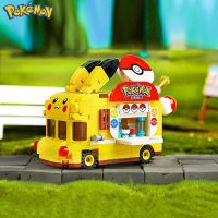 Qsv35 Pokemon Carro Clássico อนิเมะเซ็นเตอร์เฮ้าส์ Pikachu Mewtwo Charizard Venusaur Blocos De Construção Conjuntos TOS Modelo Diy Brinquedo Para วันนี้