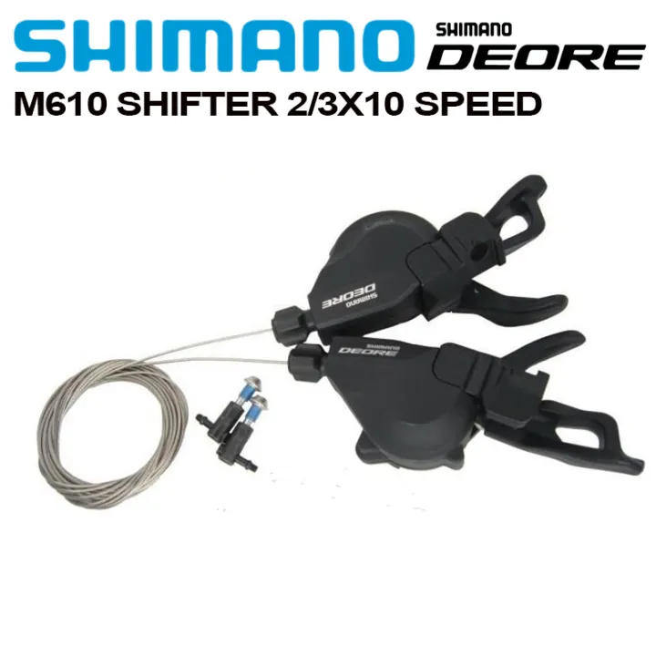 Shimano Deore M610 Shifter 2/3x10 speed I Spec MTB Mountain Bike Trigger Rapidfire Shifters