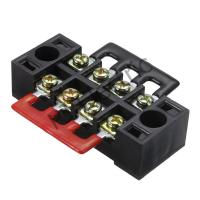 เทอร์มินอลบล๊อกพร้อมเทอร์มินัลจัมเปอร์แบบ 4 ขั้ว Terminal Block &amp; Terminal Jumper 4-Pole 600 V,15 A