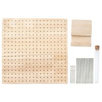 ♦ Wooden Blocking Board Kit Crochet Fence Household DIY Crafts Supplies Drop Shipping